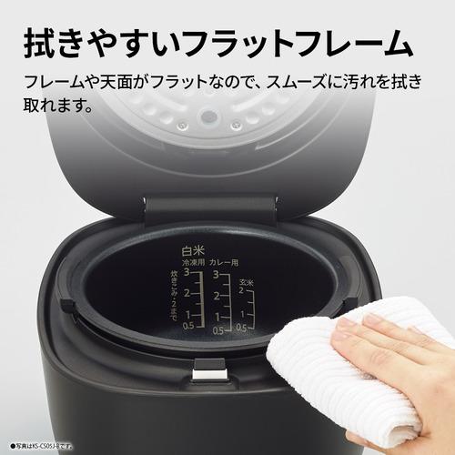SHARP KS-CS05J ジャー炊飯器（3合炊きタイプ） シャープ KSCS05J ジャー炊飯器 3mm厚釜＆球面炊き 3合炊き ホワイト