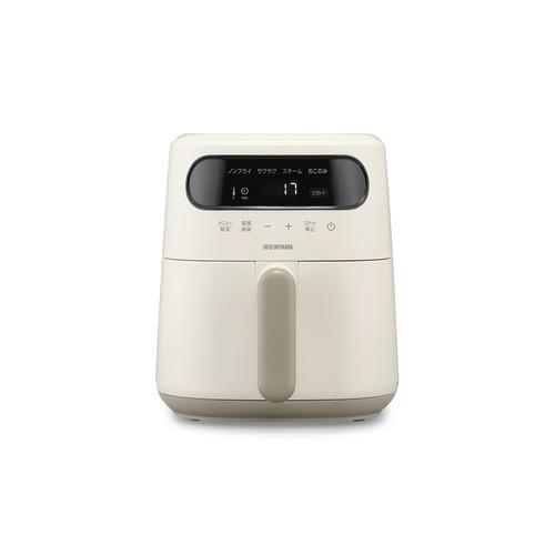 アイリスオーヤマ FV-M30A-C 過熱水蒸気エア フライヤー スチームモード搭載 冷凍食品対応 アイボリーの画像