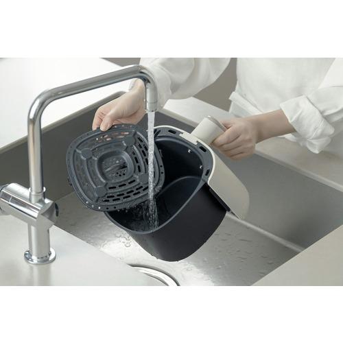 アイリスオーヤマ FV-M30A-C 過熱水蒸気エア フライヤー スチームモード搭載 冷凍食品対応 アイボリーの画像