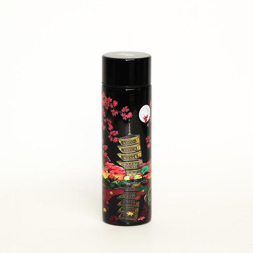 EXPO2025 公式ロゴ 山中塗 ステンレスボトル 葛飾北斎140ml enne UW11 140ML コウヨウ 山中塗ステンレスボトル 140mL 紅葉