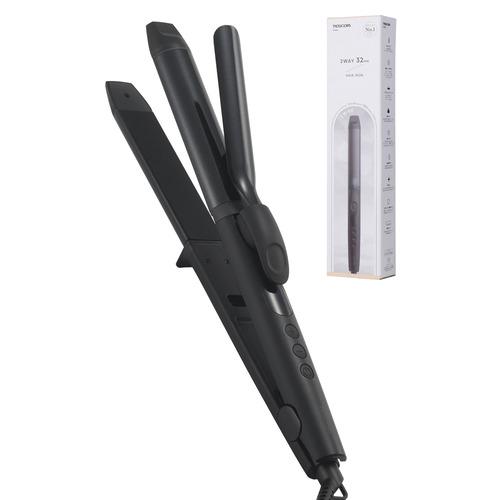 テスコム TW363A-K ヘアアイロン 2WAY 32mm ロングプレート 5段階温度