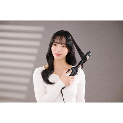 テスコム NIM332B-K カールアイロン 32mm ロングバレル シルク加工