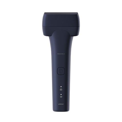 IZUMII IZF-V845W-A 往復式シェーバー 4枚刃 本体丸洗い 充電式 ブルーの画像