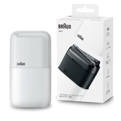ブラウン M1011C Braun mini 電気シェーバー 2枚刃 充電式 水洗い対応