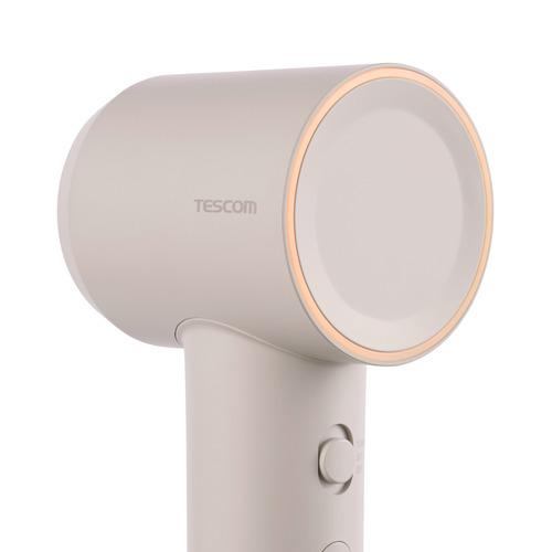 テスコム TD620A-C ドライヤー I字型 マイナスイオン 軽量280g 旅行用 ポーチ付き マット ベージュの画像