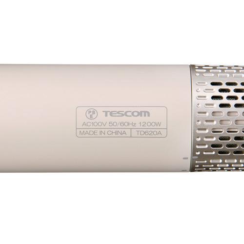 テスコム TD620A-C ドライヤー I字型 マイナスイオン 軽量280g 旅行用 ポーチ付き マット ベージュの画像