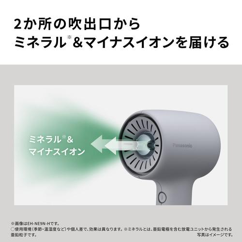 パナソニック EH-NE9N-H ヘアードライヤー イオニティ 速乾 温風リズム