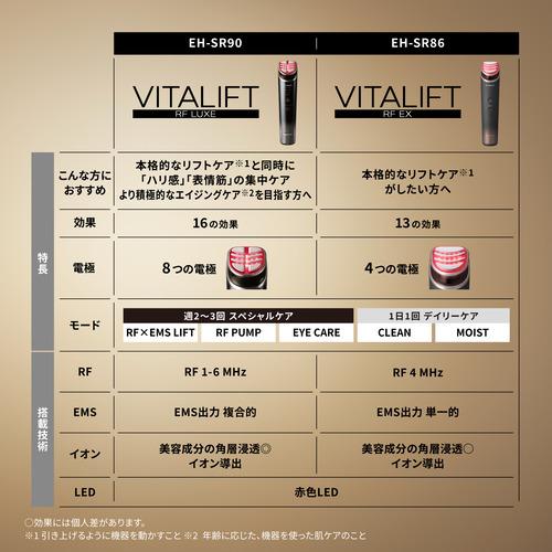 パナソニック EH-SR90-K リフトケア美顔器 RF LUXE マルチ
