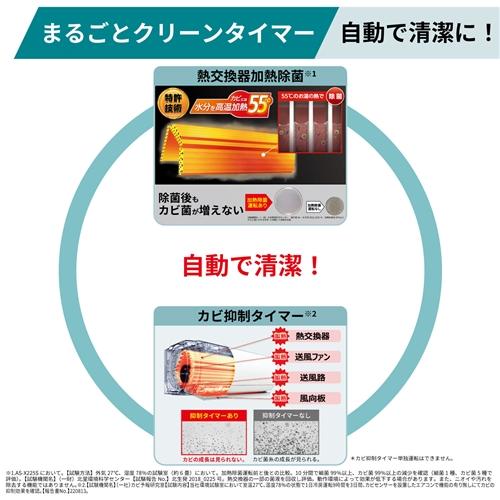 標準工事費込】ゼネラル エアコン 6畳 お手入れカンタン 省エネ