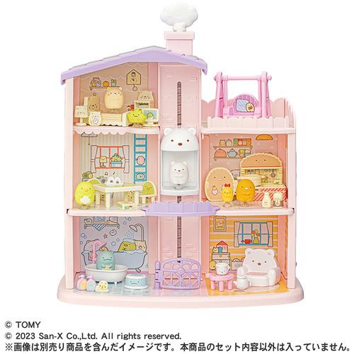 タカラトミー くっつきすみっコ まわそうしろくまエレベーター 3階だて