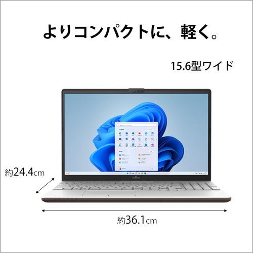 【推奨品】富士通 FMV LIFEBOOK AH FMVA480HW [ 15.6in | FHD | Ryzen 5 5500U | 16GB | 256GB | Win11 Home | Office | プレミアムホワイト ]｜yamada-denki｜05