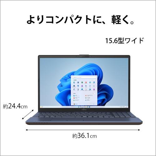 【推奨品】富士通 FMV LIFEBOOK AH FMVA480HL [ 15.6in | FHD | Ryzen 5 5500U | 16GB | 256GB | Win11 Home | Office | メタリックブルー ]｜yamada-denki｜05