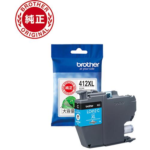ブラザー LC412XLC 純正 大容量インクカートリッジ シアン | 