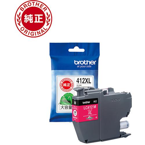 ブラザー LC412XLM 純正 大容量インクカートリッジ マゼンタ | 