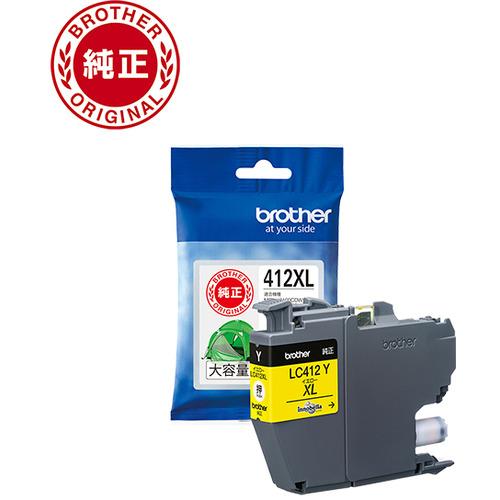 ブラザー LC412XLY 純正 大容量インクカートリッジ イエロー | 