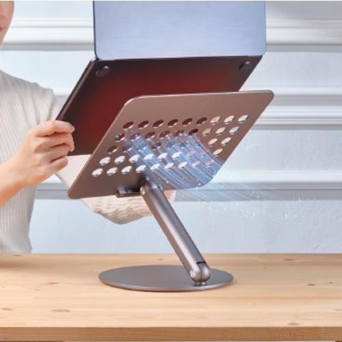 ADAM AACADM360GY MacBook／iPad向けスタンド Mac 360 シルバー