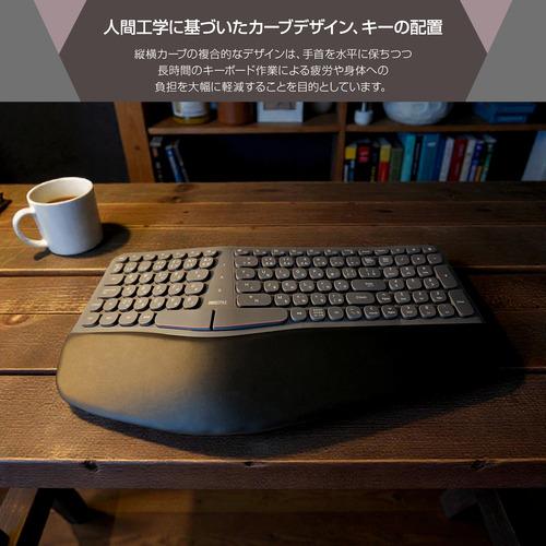 ユニーク K680ERG ワイヤレスキーボード テンキー付き 日本語105キー