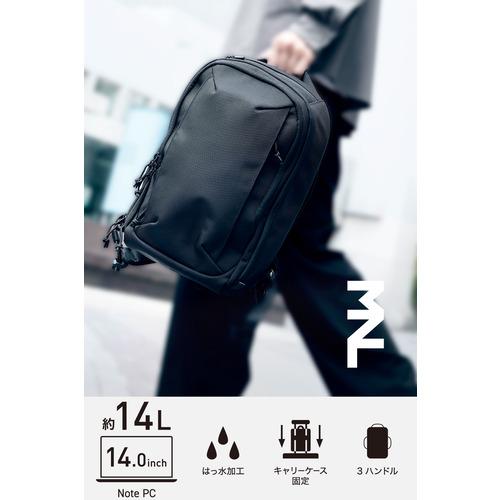 エレコム BM-MNLBP05BK リュック 14L 撥水 ビジネスリュック 14インチ 
