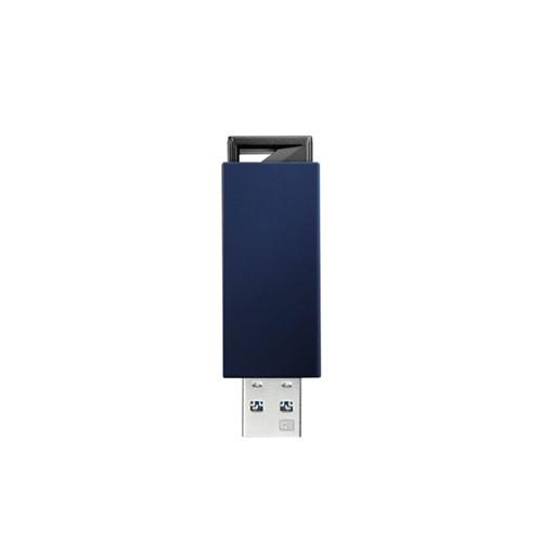 IOデータ U3-PSH32G／B USB 3.0／2.0対応 USBメモリー 32GB ブルー｜yamada-denki