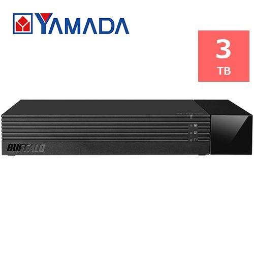 新品buffalo 外付けHDD USB3.1 24時間連続録画対応 静音設計 3TB
