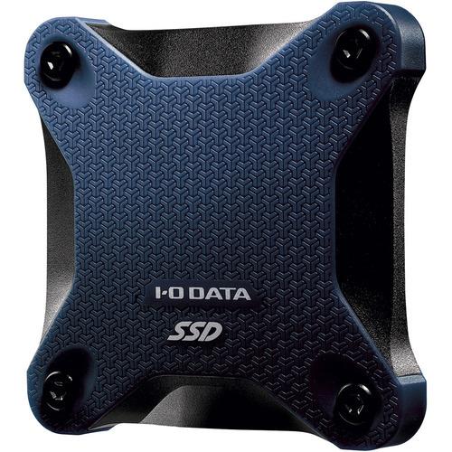 アイ・オー・データ機器 SSPHUA2NB 外付けSSD 2TB ミレニアム群青