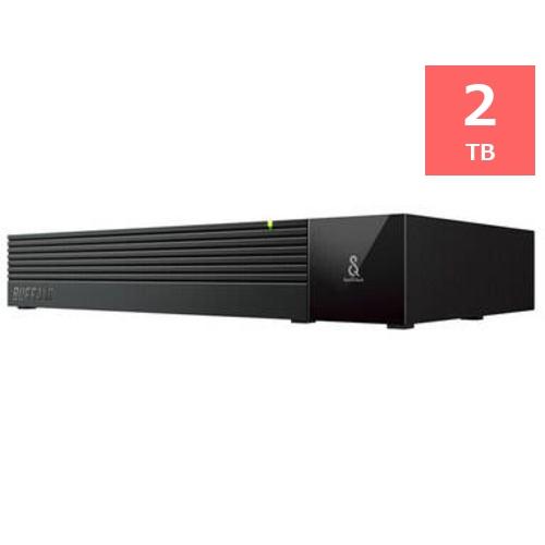 BUFFALO HD-SQS2U3-A 外付けHDD SeeQVault対応 2TB ブラック HDSQS2U3A
