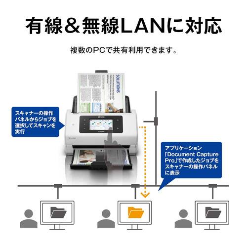 EPSON DS-900WN A4ドキュメントスキャナー ネットワーク標準対応の画像