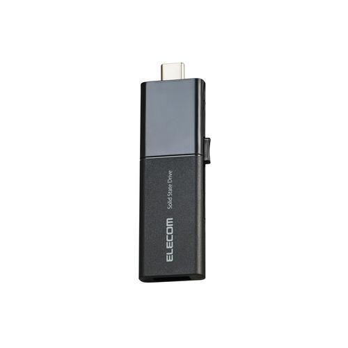 エレコム ESD-EWB0500GBKR 外付けポータブルSSD 500GB USB Type-C USB-A対応 ブラック_3