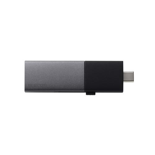 エレコム ESD-EWC1000GBK USB Type-C USB-A対応 外付けポータブルSSD 1TB  ブラックの画像