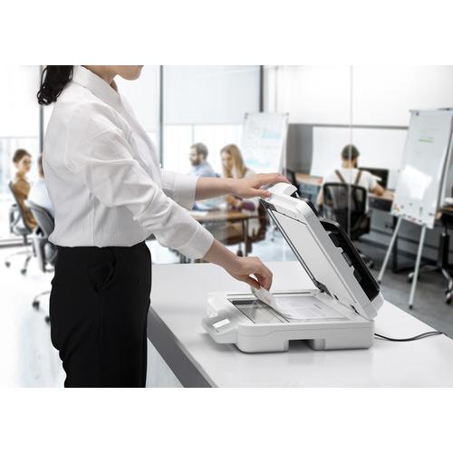 EPSON DS-1760WN A4ドキュメントスキャナー フラットベッドタイプ 有線・無線・PCレススキャン Win Mac対応の画像