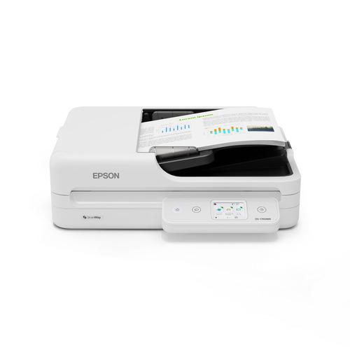 EPSON DS-1760WN A4ドキュメントスキャナー フラットベッドタイプ 有線・無線・PCレススキャン Win Mac対応の画像