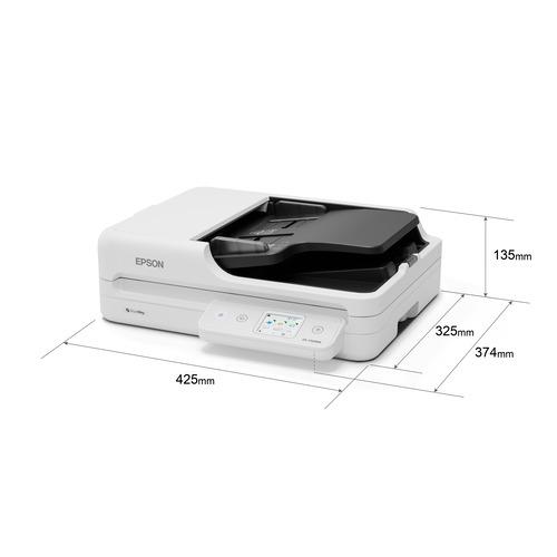 EPSON DS-1760WN A4ドキュメントスキャナー フラットベッドタイプ 有線・無線・PCレススキャン Win Mac対応の画像