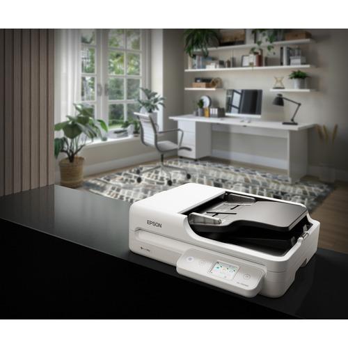 EPSON DS-1760WN A4ドキュメントスキャナー フラットベッドタイプ 有線・無線・PCレススキャン Win Mac対応の画像