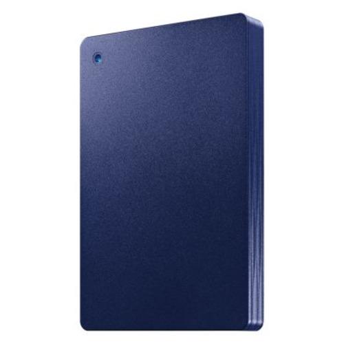 アイ・オー・データ機器 HDPH-UTV2NV 外付けHDD 2TB USB-A接続 テレビ録画可能 Windows mac Chrome OS対応 ネイビーの画像