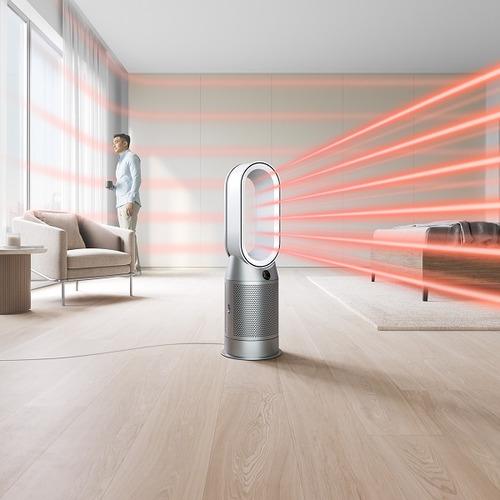 ダイソン HP07WS Dyson Purifier Hot + Cool 空気清浄機能付ファンヒーター ホワイト／シルバー DCモーター搭載 リモコン付き｜yamada-denki｜10