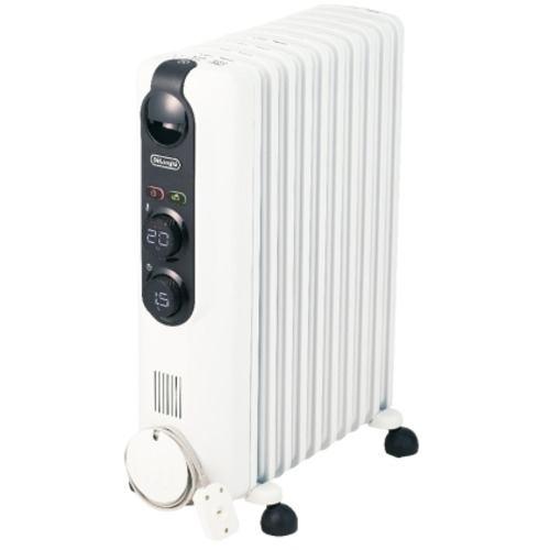 美品　デロンギ　オイルヒーター　ホワイト デロンギ RHJ35M1015-BK オイルヒーター アミカルド 1500W ピュア