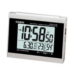 カシオ DQD-710J-8JF 電波時計(置き時計) デジタル(湿度計 ／ 温度計)タイプ
