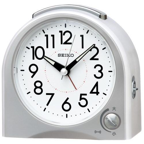 素晴らしい品質 期間限定特価品 セイコークロック KR503W 目覚まし時計 白パール塗装 SEIKO