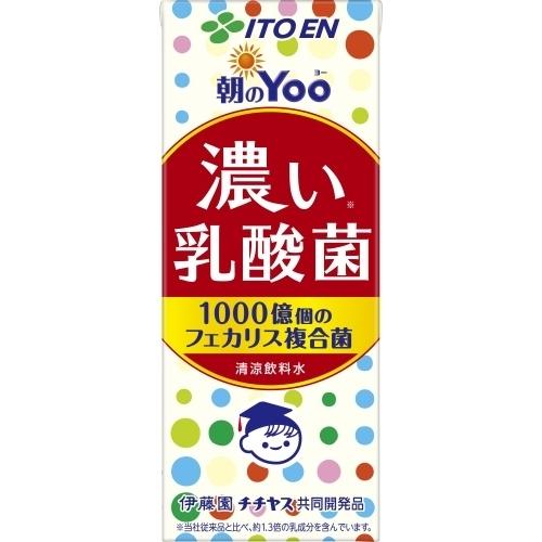伊藤園 紙朝のYoo濃い乳酸菌 200ml ×12本【セット販売