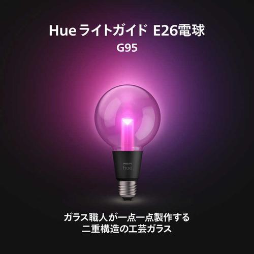 フィリップスPhilips Hue ライトガイド E26 G95 ボール電球形 40W相当