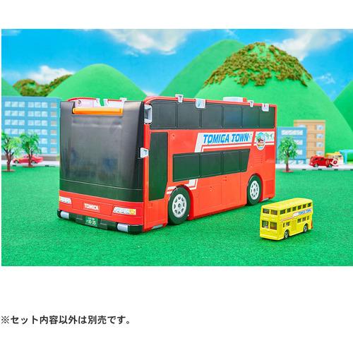 タカラトミー トミカビークルタウン ビッグに変形 2階だてバス