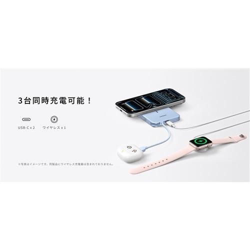 UGREEN 65839 MagFlow Air ワイヤレスモバイルバッテリー 15W 高密度