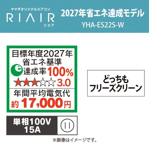 RIAIR エアコン 6畳 室温みまもり 猛暑に強い室外機 100V 省エネ基準