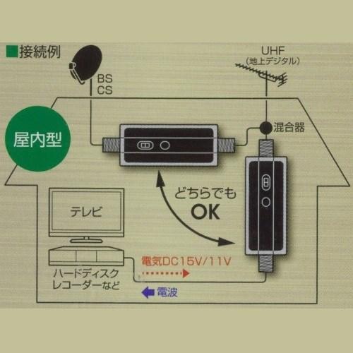 日本アンテナ CSBE25 4K8K放送対応 CS・BSラインブースター