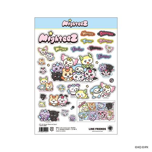 LINEfriends MIGHTEEZ ステッカー ATZ_26 Sticker Sheet