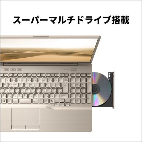 ノートパソコン FMV LIFEBOOK FMVA50J3G[16型 | WUXGA | Core i7 | 16GB | 256GB | Windows 11 | Office H&B | ベージュゴールド] 【ギガヘルツ】