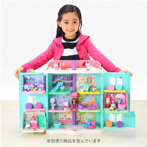 タカラトミー ギャビーのドールハウス 大きなネコちゃんハウス ニャンタスティックギフトセット 3つのおへや付き ギャビーのドールハウスの画像