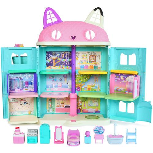 タカラトミー ギャビーのドールハウス 大きなネコちゃんハウス ニャンタスティックギフトセット 3つのおへや付き ギャビーのドールハウスの画像