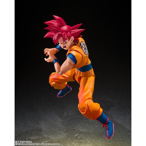 バンダイ S．H．Figuarts 超サイヤ人ゴッド孫悟空〈神の気を纏いし姿