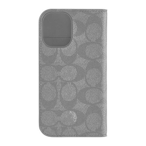 COACH iPhone用手帳型ケース グレー Amazon.co.jp: iPhone 16 Pro Max用ケース 手帳型 フォリオ Folio Case